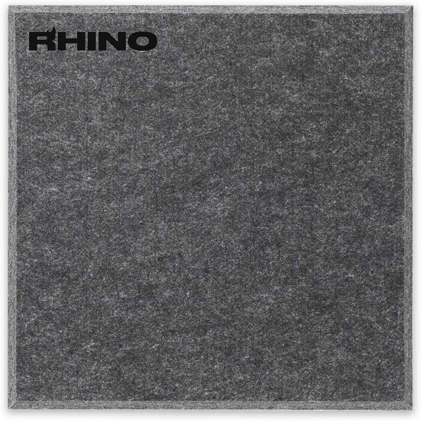 12" x 12" RHINO Acoustic Panels Dark Gray Color (6 Pcs)