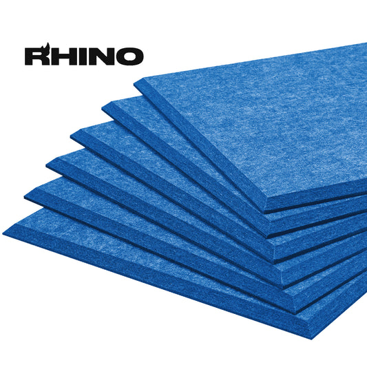 12" x 12" RHINO Acoustic Panels Blue Color (6 Pcs)