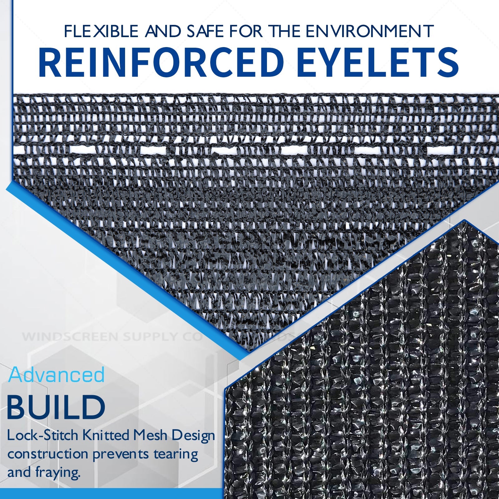 6' x 100' (5'8") Raw Roll Privacy Screens Windscreensupplyco