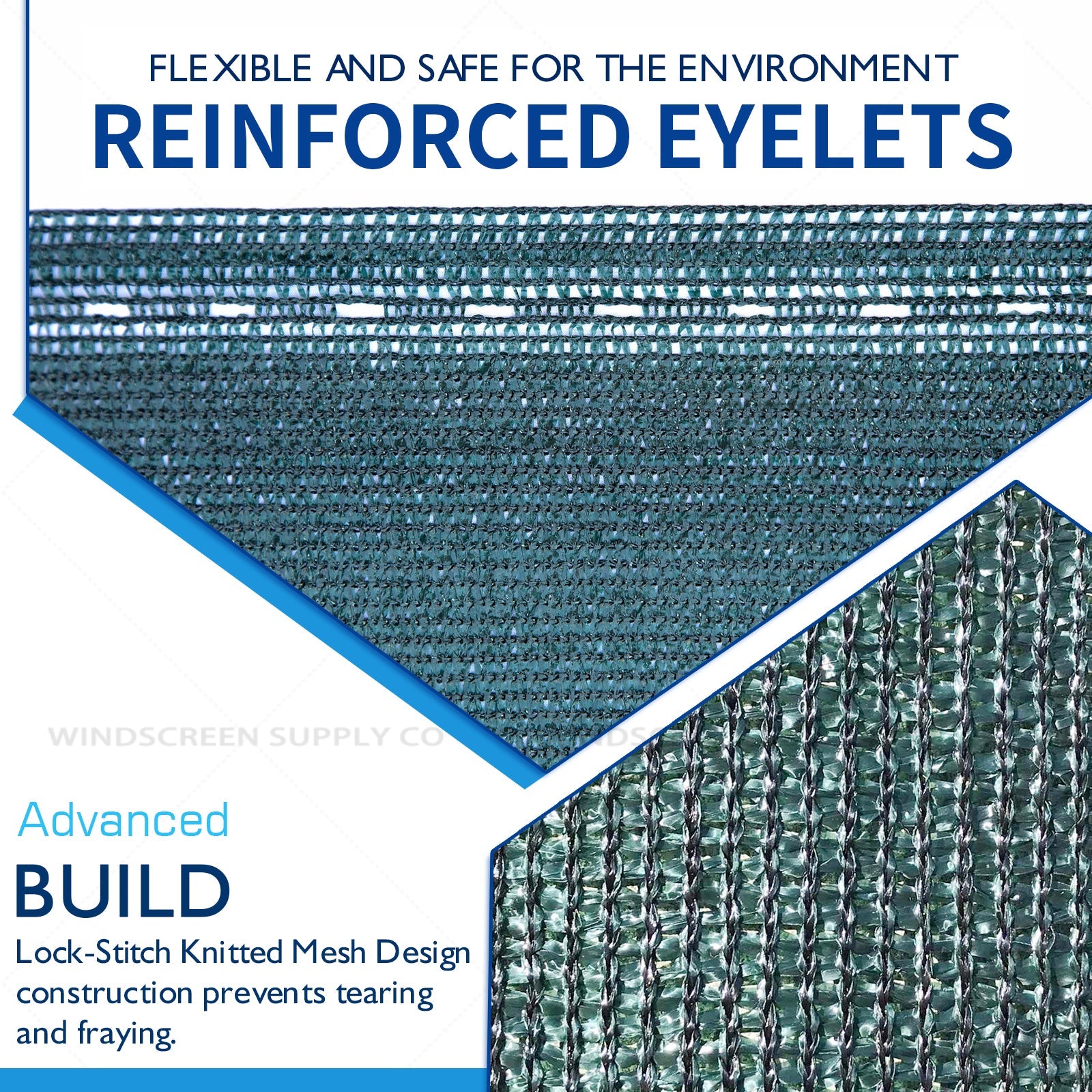 6' x 100' (5'8") Raw Roll Privacy Screens Windscreensupplyco