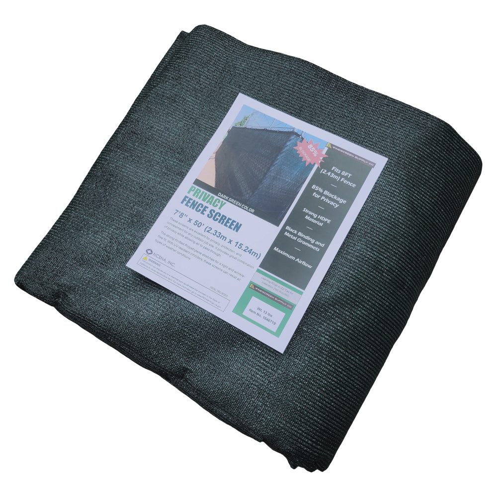 Privacy Fence Screens 7'8 x 50' with 85% Blockage Windscreensupplyco