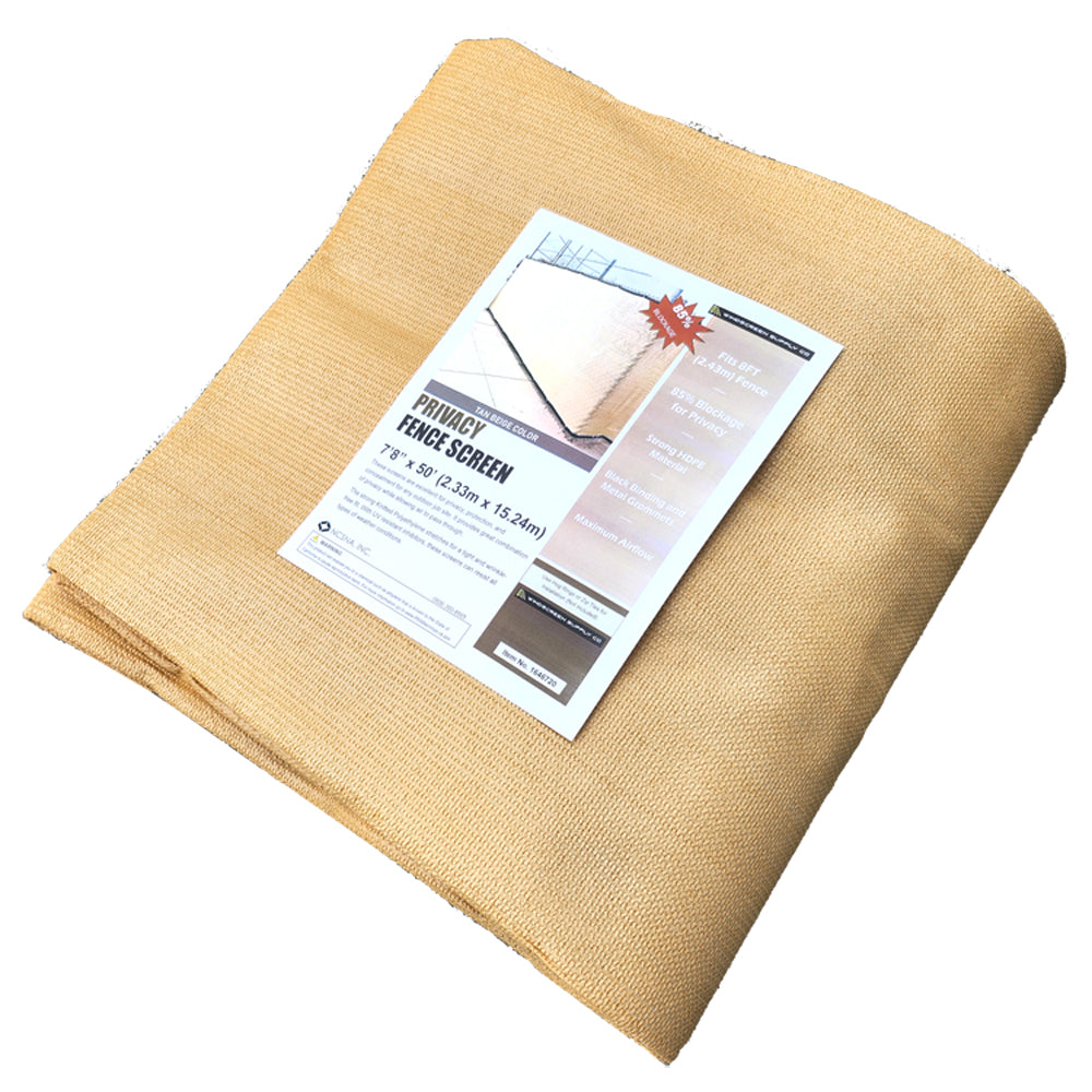 Privacy Fence Screens 7'8 x 50' with 85% Blockage Windscreensupplyco