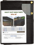 10' x 12' Mesh Tarp Shading 60-70% Blockage Windscreensupplyco
