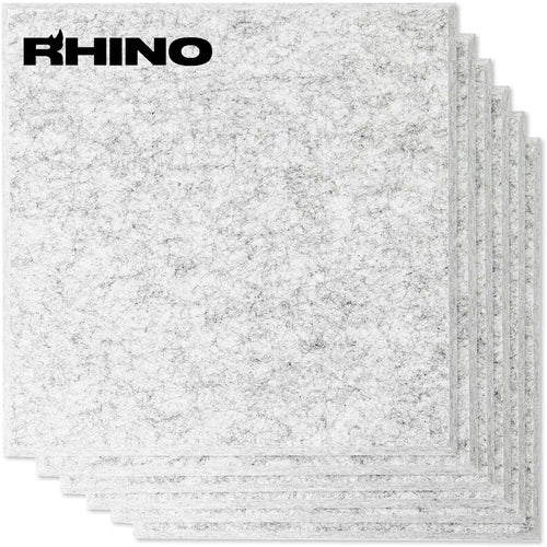 Rhino Acoustic Panels in Silver Gray Color