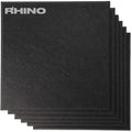12" x 12" RHINO Acoustic Panels Matte Black Color (6 Pcs) Windscreensupplyco