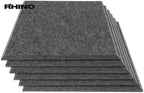 12" x 12" RHINO Acoustic Panels Dark Gray Color (6 Pcs)