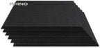 16" x 12" RHINO Acoustic Panels Matte Black Color (6 Pcs)