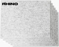 16" x 12" RHINO Acoustic Panels Silver Gray Color (6 Pcs) Windscreensupplyco