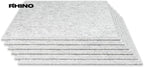16" x 12" RHINO Acoustic Panels Silver Gray Color (6 Pcs)