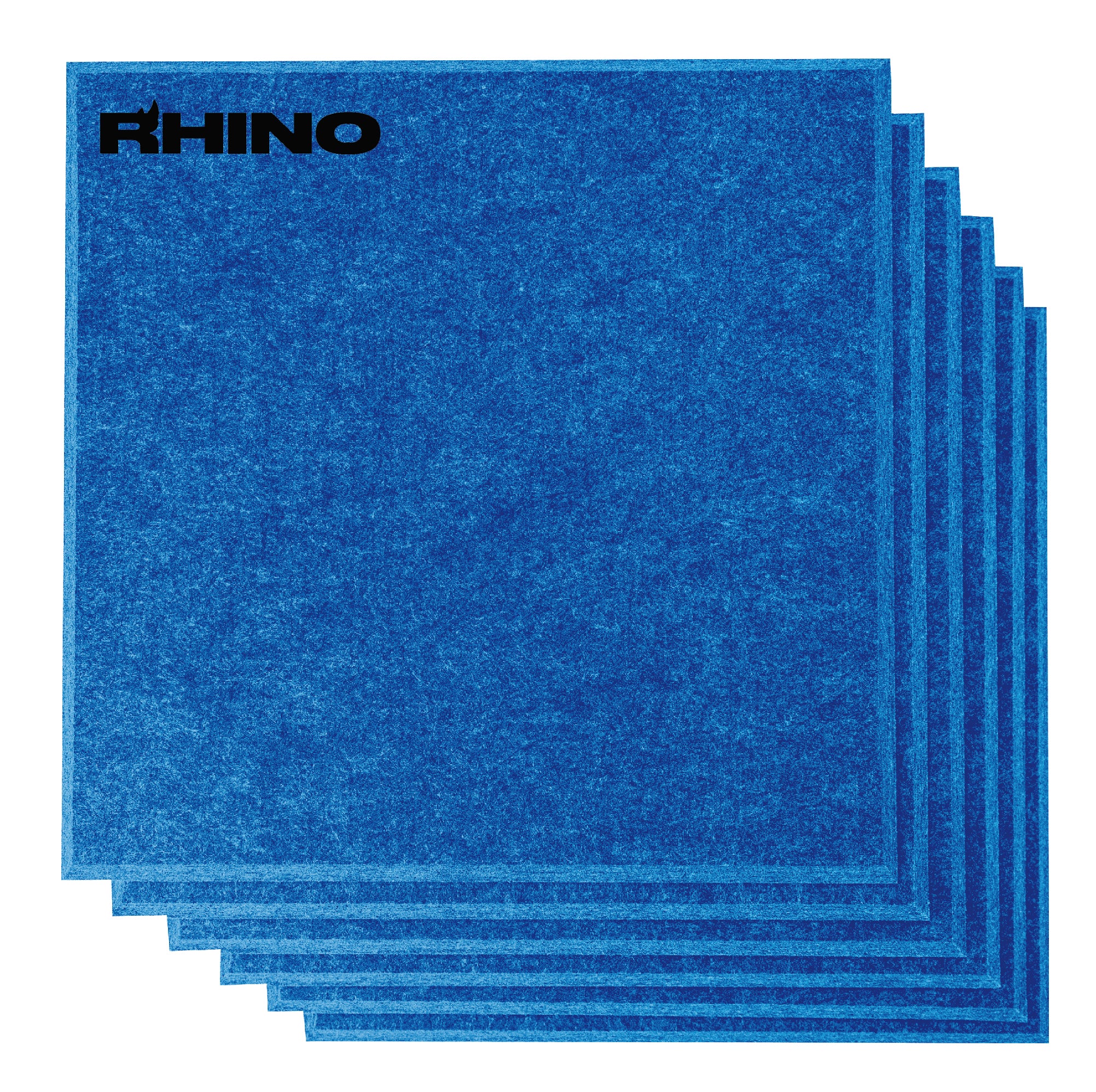 FINAL SALE  --  12" x 12" RHINO Acoustic Panels Blue Color (6 Pcs)