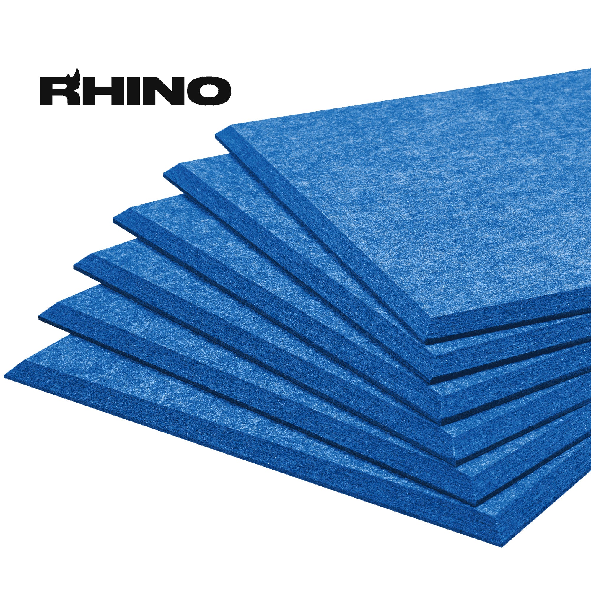 FINAL SALE  --  12" x 12" RHINO Acoustic Panels Blue Color (6 Pcs)