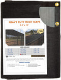 6.5' x 10' Mesh Tarp Shading 60-70% Blockage Windscreensupplyco