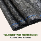 WindscreenSupplyCo 5'10'' x 100 FT Shade Cloth Roll Eyelets 60%