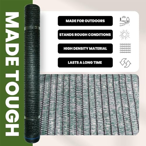 WindscreenSupplyCo 5'10'' x 100 FT Shade Cloth Roll Eyelets 60%