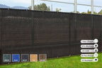 HEAVY DUTY 6' x 50' (5'8") Privacy Fence Screen 85% Blockage
