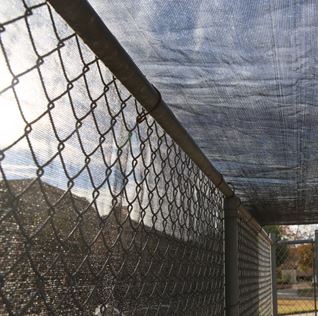 fence tarp Mesh Tarp Shading, 6.5' x 10' 60-70% Blockage, for Greenhouses – Windscreen Supply Company