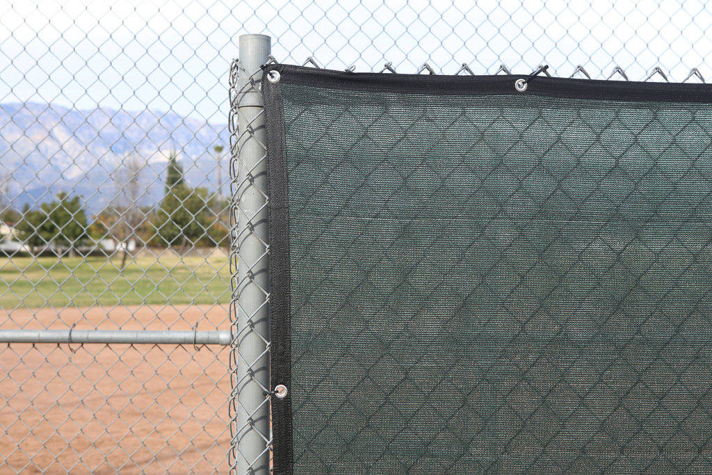 Green 6' x 12' Temporary Fence Panel Screens Windscreensupplyco