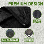 Heavy Duty 10' x 10' Kennel Shade Covers Windscreensupplyco