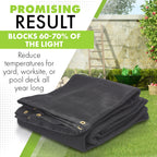8' x 16' Mesh Tarp Shading 60-70% Blockage