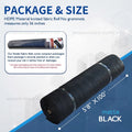 6' x 100' (5'8") Raw Roll Black