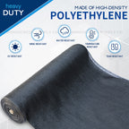 6' x 100' (5'8") Raw Roll Privacy Screen