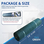 6' x 100' (5'8") Raw Roll Green