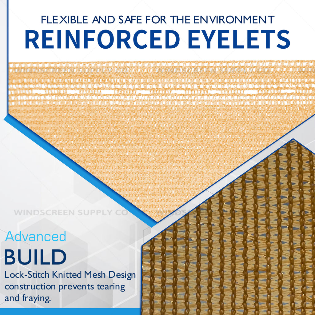 6' x 100' (5'8") Raw Roll Privacy Screen
