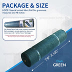 8' x 100' (7'8") Raw Roll Privacy Screen