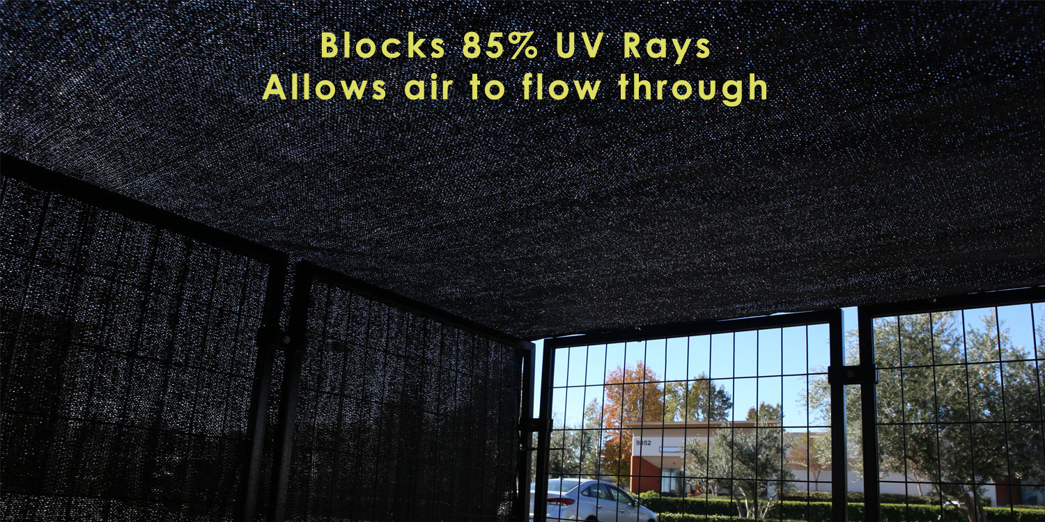 Heavy Duty 10' x 10' Kennel Shade Covers