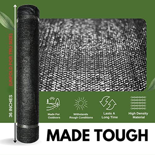 WindscreenSupplyCo 5'10'' x 100 FT Shade Cloth Roll Eyelets 60%