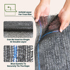 WindscreenSupplyCo 5'10'' x 100 FT Shade Cloth Roll Eyelets 60%