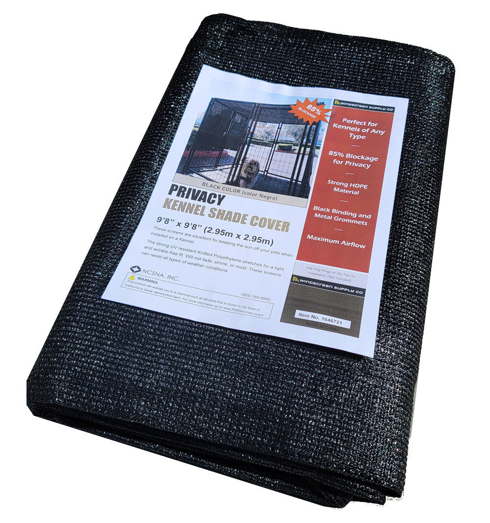 Heavy Duty 10' x 10' Kennel Shade Covers